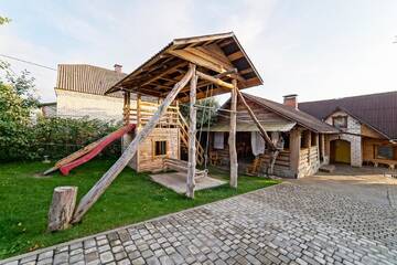 Фото номера Дом с 4 спальнями Дома для отпуска Новый коттедж с баней и беседкой возле Минска г. Острошицкий городок 28