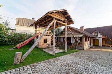 Фото номера Дом с 4 спальнями Дома для отпуска Новый коттедж с баней и беседкой возле Минска г. Острошицкий городок 38
