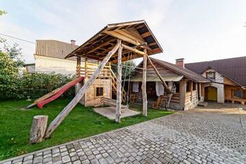 Фото номера Дом с 3 спальнями Дома для отпуска Уютный дом с баней и беседкой возле Минска г. Острошицкий городок 45